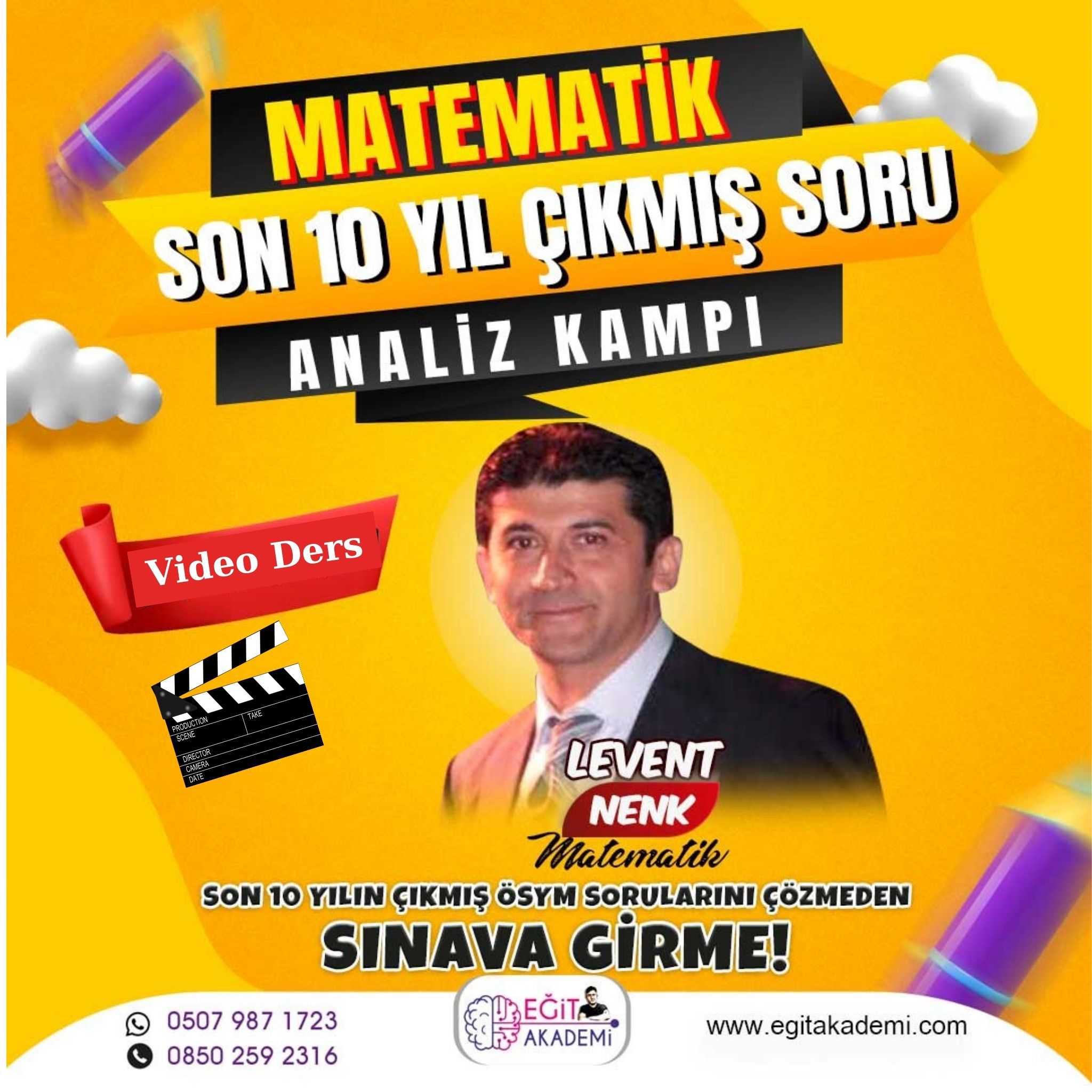 GY-GK MATEMATİK Tek Ders Son 10 Yıl ÖSYM Çıkmış Soru Analiz Kampı / Video Ders GY-GK MATEMATİK Tek Ders Son 10 Yıl ÖSYM Çıkmış Soru Analiz Kampı / Video Ders