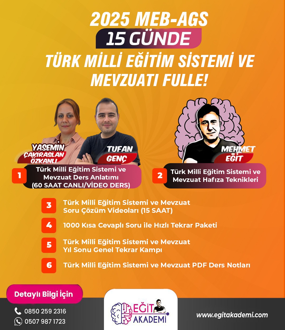 15 GÜNDE 2025 TÜRK EĞİTİM SİSTEMİ ve MEVZUATI FULLE canlı / Video Ders Paketi 15 GÜNDE 2025 TÜRK EĞİTİM SİSTEMİ ve MEVZUATI FULLE canlı / Video Ders Paketi