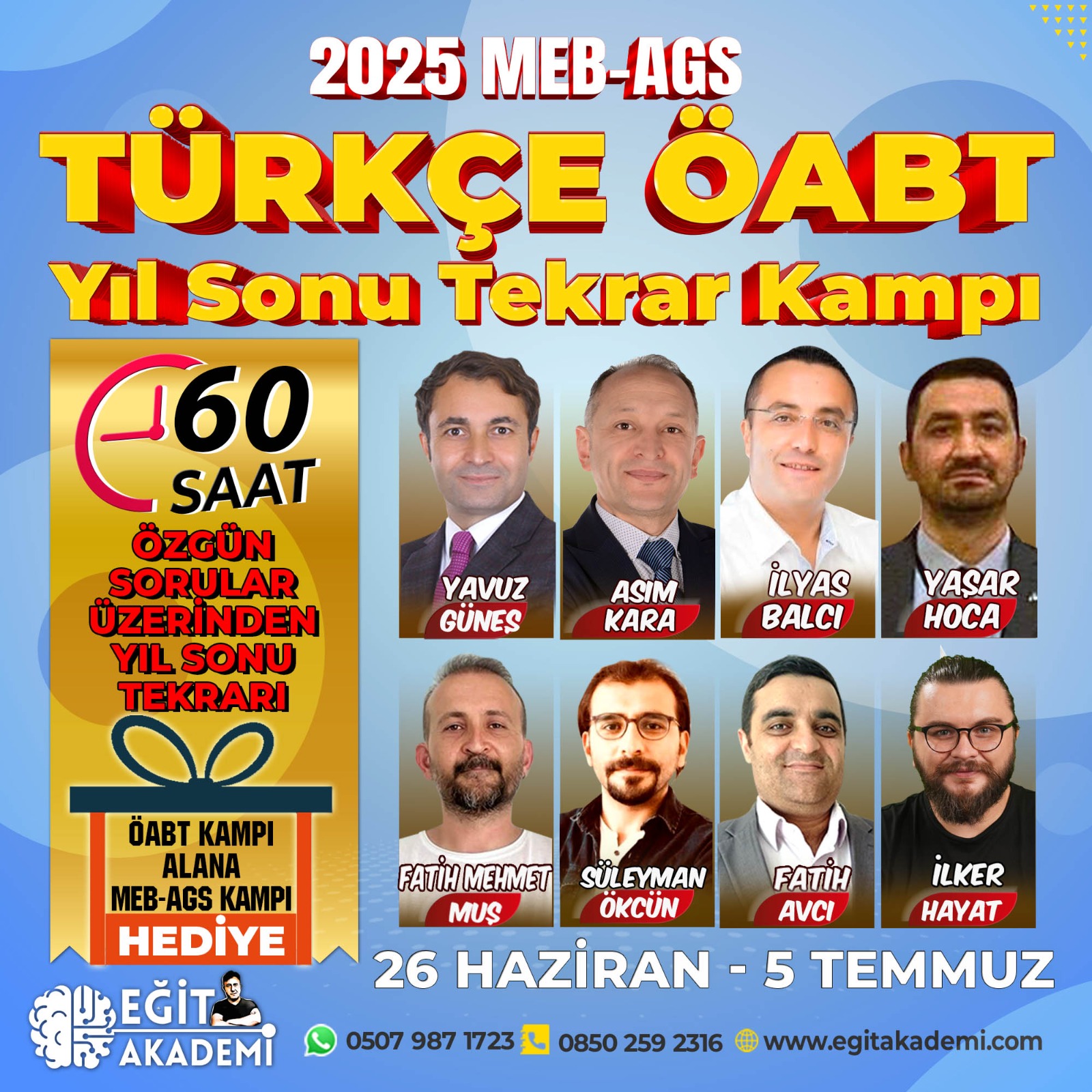 2025 MEB-AGS Türkçe ÖABT Yıl Sonu Tekrar Kampı